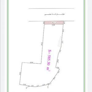 نقشه زمین شالیزاری با قیمت ارزان در جاده نظامی قائمشهر