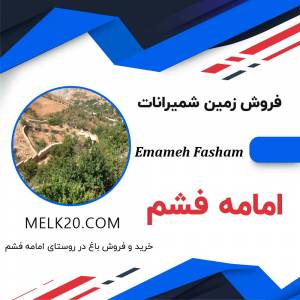 خرید و فروش زمین و باغ در روستای امامه فشم در شهرستان شمیرانات